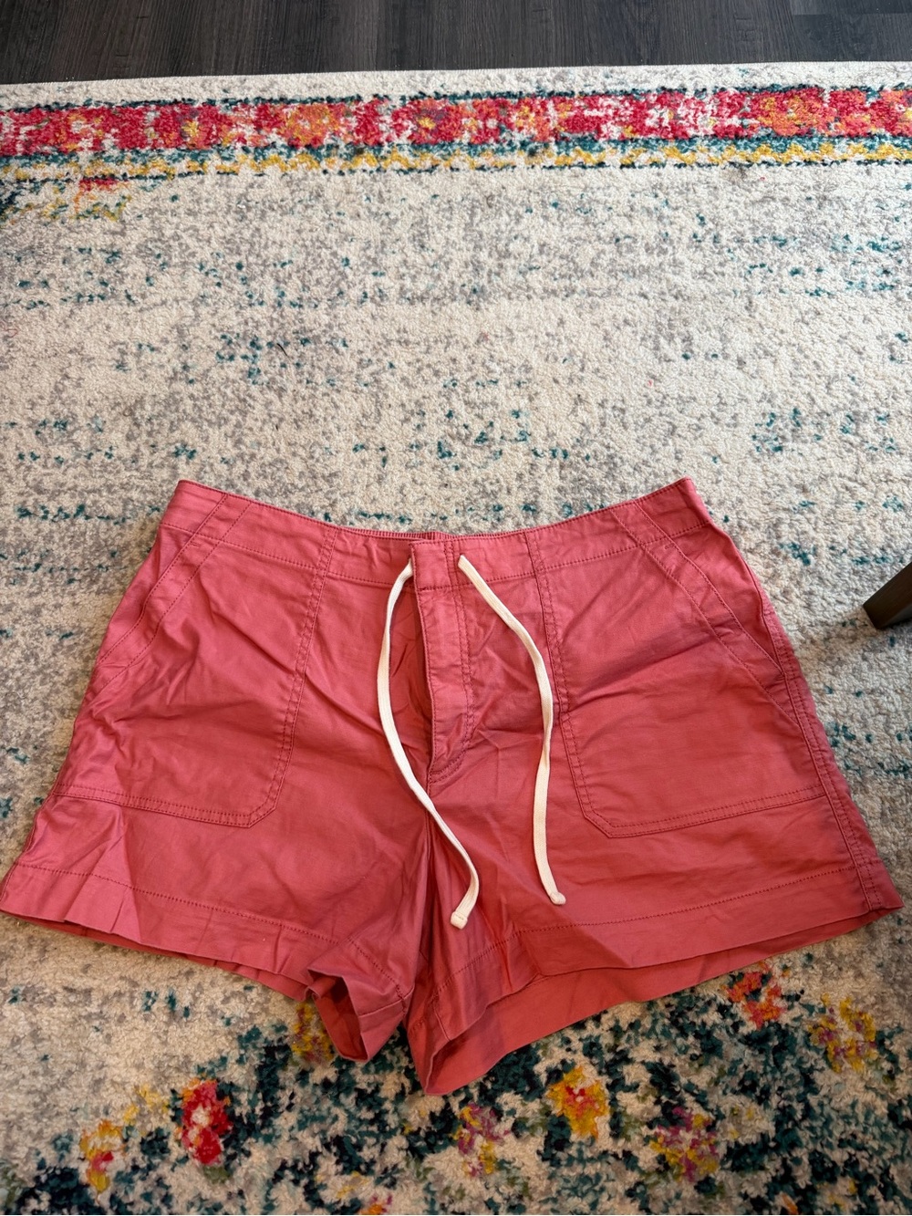 Women’s Coral Drawstring Shorts